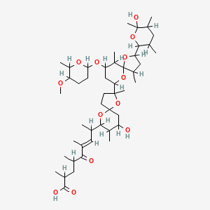 molecular formula C47H78O13 B1674840 Leuseramycin CAS No. 73537-10-7