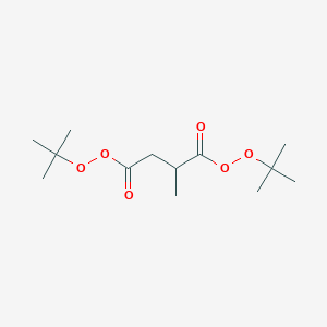 molecular formula C13H24O6 B167485 Di(tert-butyl) methyldiperoxysuccinate CAS No. 1931-61-9