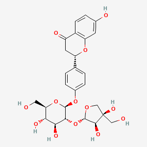 molecular formula C26H30O13 B1674859 Liquiritin apioside CAS No. 74639-14-8