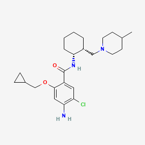 molecular formula C24H36ClN3O2 B1674864 Lirexapride CAS No. 145414-12-6