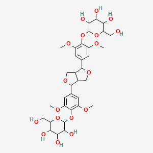 molecular formula C34H46O18 B1674869 Liriodendrin CAS No. 573-44-4