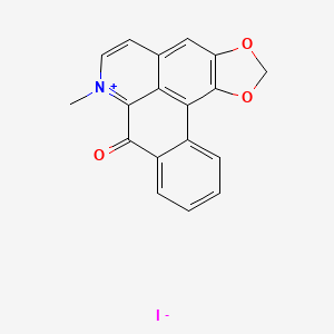 molecular formula C18H12INO3 B1674871 Liriodenine methiodide CAS No. 55974-07-7
