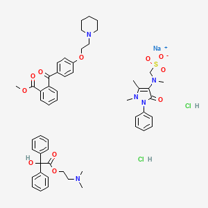 molecular formula C53H64Cl2N5NaO11S B1674880 Litalgin CAS No. 80186-93-2