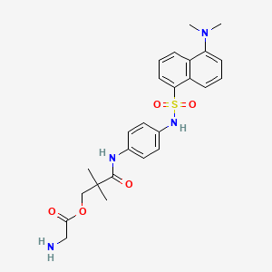 molecular formula C25H30N4O5S B1674892 Litomeglovir CAS No. 321915-31-5