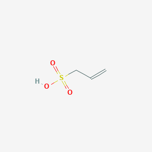 molecular formula C3H6O3S B167490 2-丙烯-1-磺酸 CAS No. 1606-80-0
