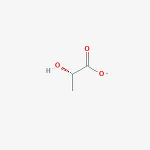 molecular formula C3H5O3- B1674914 L-lactate CAS No. 72-08-2
