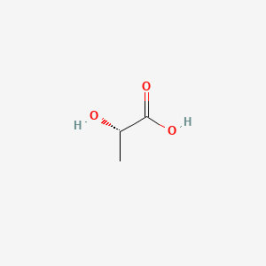 molecular formula C3H6O3 B1674915 L-乳酸 CAS No. 79-33-4