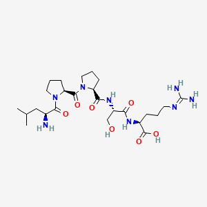 molecular formula C25H44N8O7 B1674922 Lymphocyte activating pentapeptide CAS No. 120484-65-3