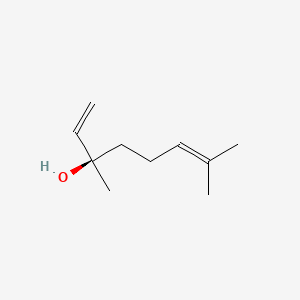molecular formula C10H18O B1674924 (-)-Linalool CAS No. 126-91-0