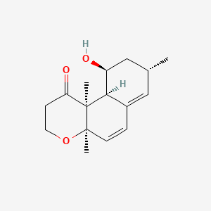 (4aR,8S,10S,10aS,10bS)-10-hydroxy-4a,8,10b-trimethyl-2,3,8,9,10,10a-hexahydrobenzo[f]chromen-1-one
