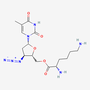 L-Lysine, 5'-ester with 3'-azido-3'-deoxythymidine