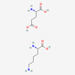 molecular formula C11H23N3O6 B1674933 L-赖氨酸 L-谷氨酸 CAS No. 5408-52-6