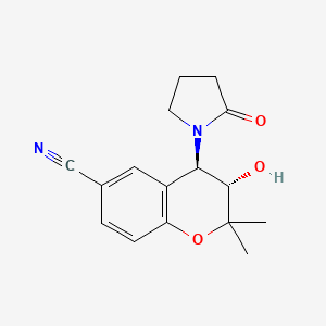 molecular formula C16H18N2O3 B1674936 Cromakalim CAS No. 94535-50-9