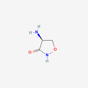 molecular formula C3H6N2O2 B1674937 Levcycloserine CAS No. 339-72-0