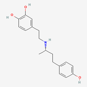 molecular formula C18H23NO3 B1674938 Levdobutamine CAS No. 61661-06-1