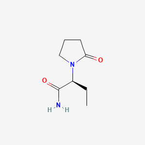 molecular formula C8H14N2O2 B1674943 Levetiracetam CAS No. 102767-28-2