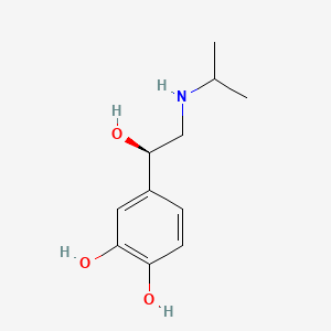 molecular formula C11H17NO3 B1674944 Levisoprenaline CAS No. 51-31-0