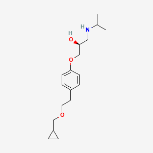 molecular formula C18H29NO3 B1674947 Levobetaxolol CAS No. 93221-48-8