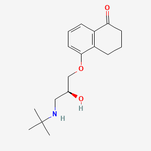 molecular formula C17H25NO3 B1674948 Levobunolol CAS No. 47141-42-4