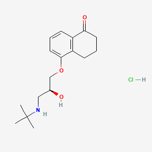 molecular formula C17H26ClNO3 B1674949 Levobunolol Hydrochloride CAS No. 27912-14-7