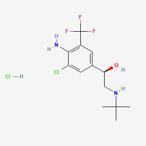 molecular formula C13H19Cl2F3N2O B1674965 L-Mabuterol hydrochloride CAS No. 95656-55-6
