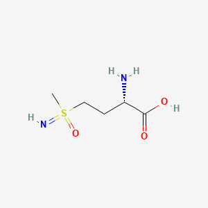 molecular formula C5H12N2O3S B1674966 Methionine Sulfoximine CAS No. 15985-39-4