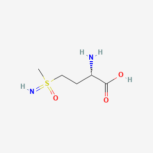 molecular formula C5H12N2O3S B1674966 L-Methionine sulfoximine CAS No. 15985-39-4