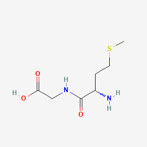 molecular formula C7H14N2O3S B1674967 L-Methionylglycine CAS No. 14486-03-4