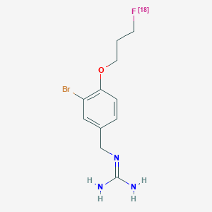 molecular formula C11H15BrFN3O B1674969 Flubrobenguane F18 CAS No. 1037359-47-9