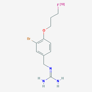 molecular formula C11H15Br18FN3O B1674969 Flubrobenguane F18 CAS No. 1037359-47-9