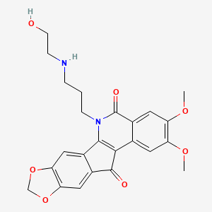 molecular formula C24H24N2O7 B1674971 LMP744 CAS No. 308246-52-8