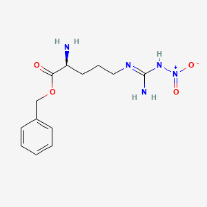 molecular formula C13H19N5O4 B1674975 H-Arg(NO2)-Obzl CAS No. 7672-27-7