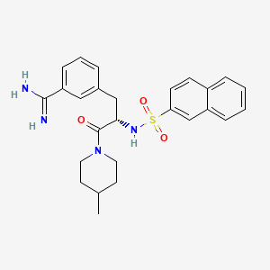 molecular formula C26H30N4O3S B1674976 L-Napamp CAS No. 159702-07-5