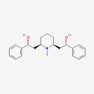 molecular formula C22H29NO2 B1674987 Lobelanidine CAS No. 552-72-7