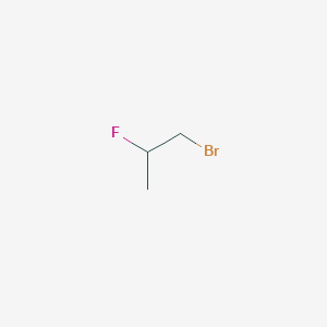 molecular formula C3H6BrF B167499 1-Bromo-2-fluoropropane CAS No. 1871-72-3