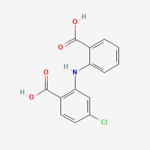 molecular formula C14H10ClNO4 B1674992 Lobenzarit CAS No. 63329-53-3