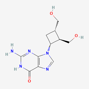 molecular formula C11H15N5O3 B1674995 Lobucavir CAS No. 126062-18-8