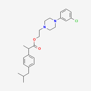 molecular formula C25H33ClN2O2 B1674997 Lobuprofen CAS No. 98207-12-6