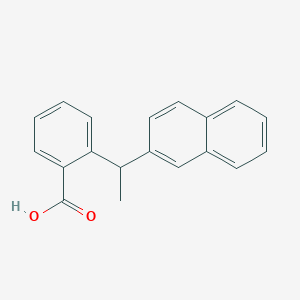 molecular formula C19H16O2 B016750 2-[1-(2-Naphthyl)ethyl]benzoic acid CAS No. 904236-46-0
