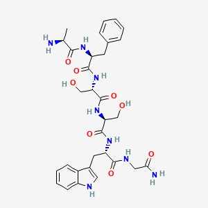 molecular formula C31H40N8O8 B1675006 Locustakinin CAS No. 139602-08-7