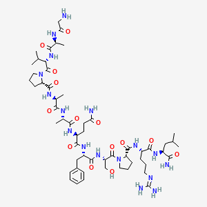 molecular formula C55H89N17O14 B1675007 Locustamyotropin CAS No. 129192-62-7