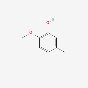 molecular formula C9H12O2 B1675009 5-乙基-2-甲氧基苯酚 CAS No. 2785-88-8