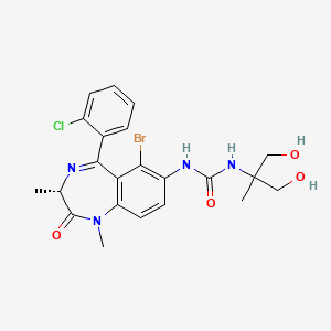 molecular formula C22H24BrClN4O4 B1675010 Lodazecar CAS No. 87646-83-1