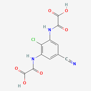 molecular formula C11H6ClN3O6 B1675017 Lodoxamide CAS No. 53882-12-5