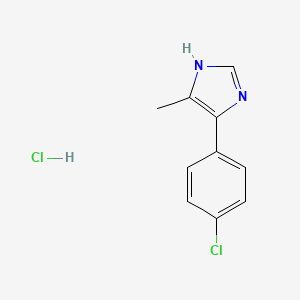 molecular formula C10H10Cl2N2 B1675020 Lofemizole hydrochloride CAS No. 70169-80-1