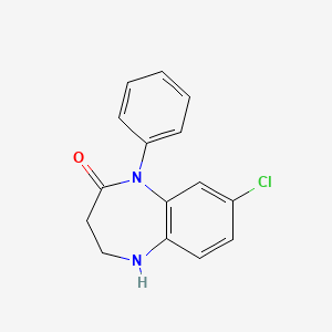 molecular formula C15H13ClN2O B1675022 Lofendazam CAS No. 29176-29-2