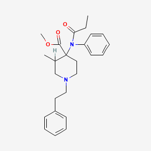 molecular formula C25H32N2O3 B1675023 Lofentanyl CAS No. 60645-00-3