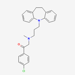molecular formula C26H27ClN2O B1675024 Lofepramine CAS No. 23047-25-8