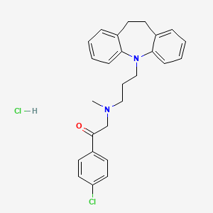 molecular formula C26H28Cl2N2O B1675025 Lofepramine Hydrochloride CAS No. 26786-32-3
