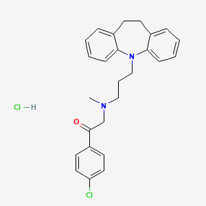 molecular formula C26H28Cl2N2O B1675025 Lofepramine hydrochloride CAS No. 26786-32-3